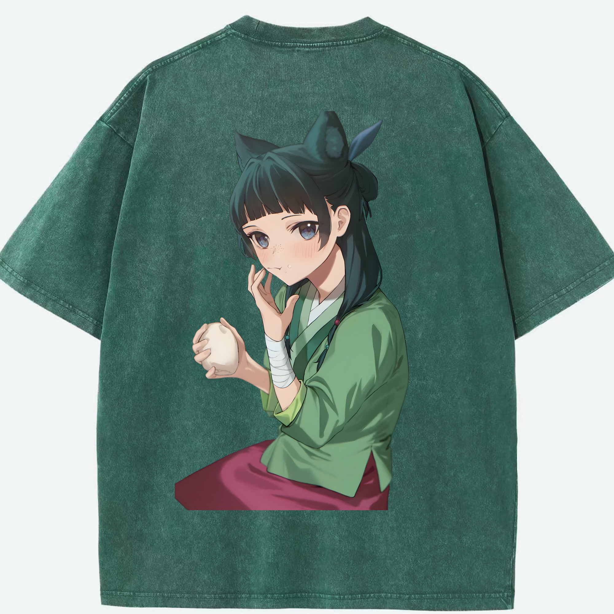 （画像用） 薬屋のひとりごと The Apothecary Diaries 綿100% ヴィンテージ風 半袖Tシャツ（背面プリント）